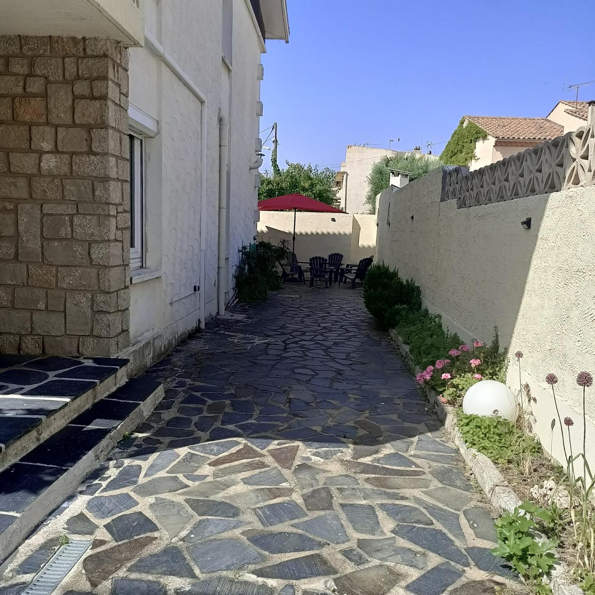 Location Bord De Mer, Villa De Vacances 6-8 Personnes - Jardin Вальрас-Плаж Екстер'єр фото